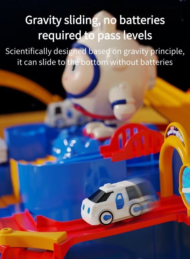 Vixplorn Children's track car, children's space car track car, children's space car toys, children's toys, car toys, gifts suitable for children aged 3+ - Image 5