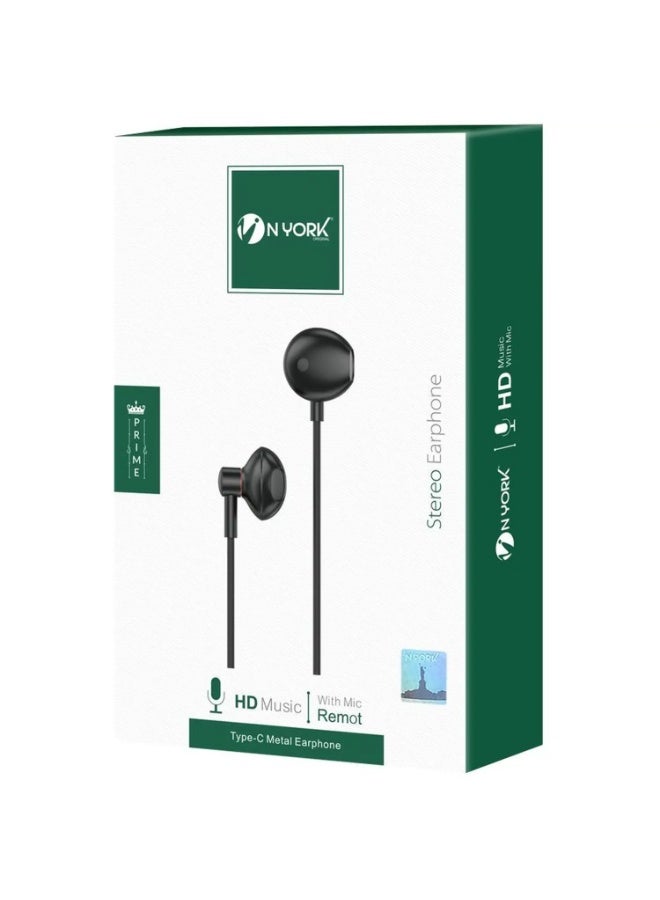 Nyork Type C HP916 Stereo Earphone