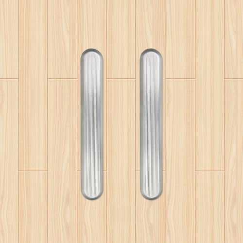 Nicerity 8Pcs Blind Tracks Bricks Strips Sidewalk 304 Stainless Steel,8.85" Boards Blind Road Boards Tactile Paving Tiles Pathways Patios Convenient (Silver) - Image 5