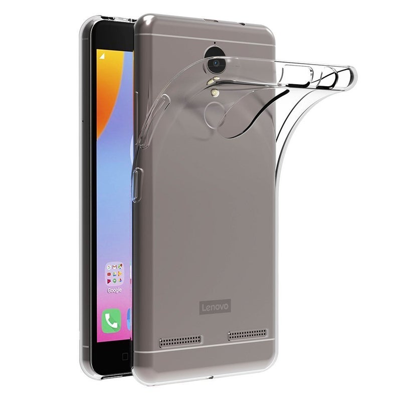 MaiJin Case for Lenovo K6 5 inch Soft TPU Rubber Gel Bumper Transparent Back Cover