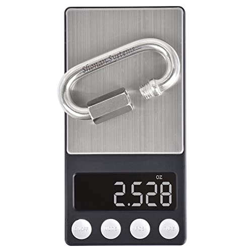 Shonan.Systems SHONAN 3 Inch Stainless Steel Chain Quick Links- 4 Pack 5/16” Large Locking Carabiners Heavy Duty Chain Connector, 1250 Lbs Capacity - Image 3