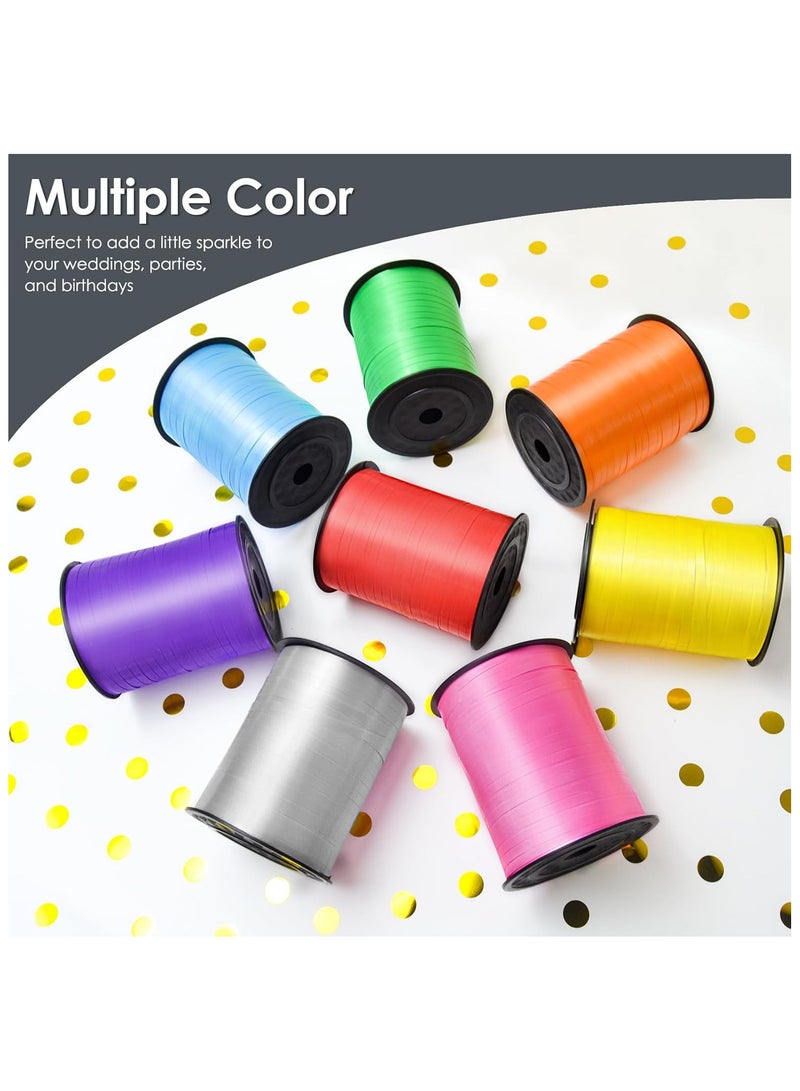 Home zone 500 Yard Silver Ribbon Curling Ribbon for Gift Wrapping, Balloons Party Festival Art Craft Décor, Florists, Weddings, Bows - Image 5