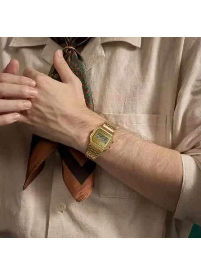 كاسيو ساعة رقمية ستانلس ستيل للجنسين - - . مم