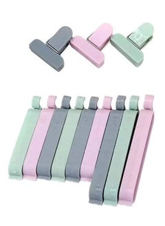 Oasisgalore Multicolor Sealing Clips, 12 Pc Set for Kitchen Food Storage, Snack Bag and Packet Sealers  - Image 1