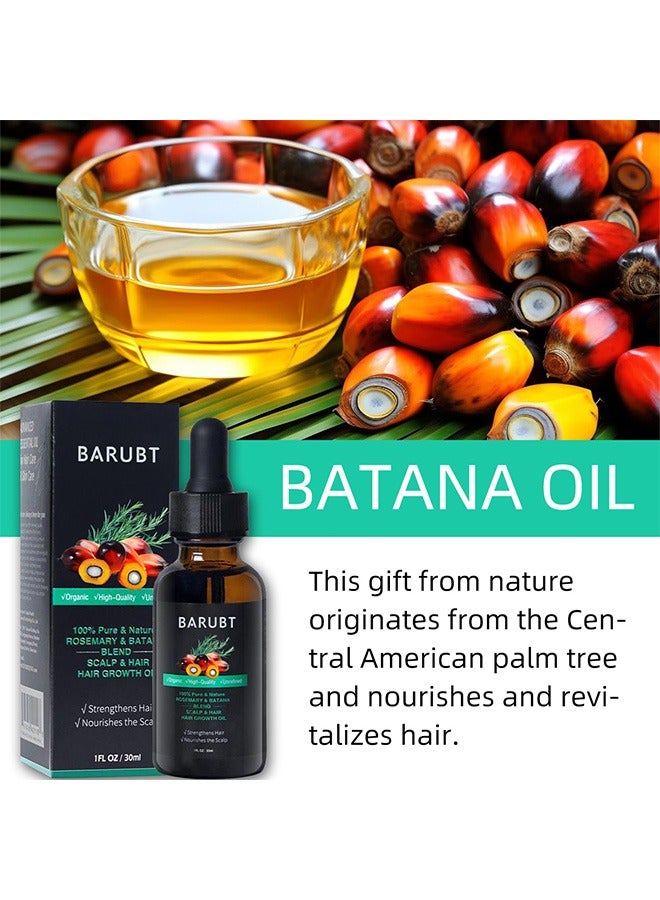 BARUBT Batana Oil for Hair Nourishment, Natural Oil for Split Ends Elimination, Enhanced Hair and Skin Radiance, for All Hair Types - Image 3