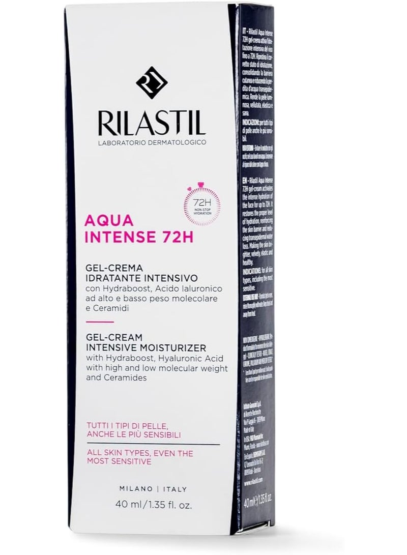 RILASTIL AQUA INTENSE 72H GEL-CREAM INTENSIVE MOISTURIZER 40ml - Image 3