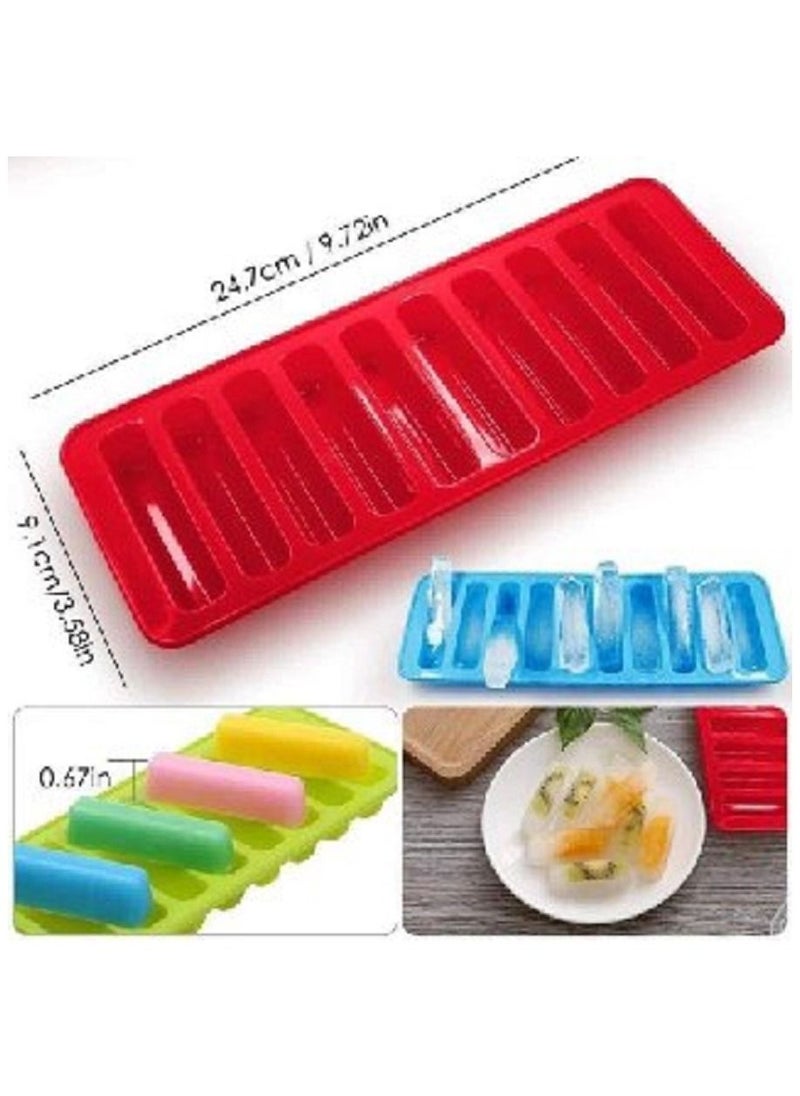 Generic - Silicone Ice Cube Mould Multicolour 2 Pieces - Image 1