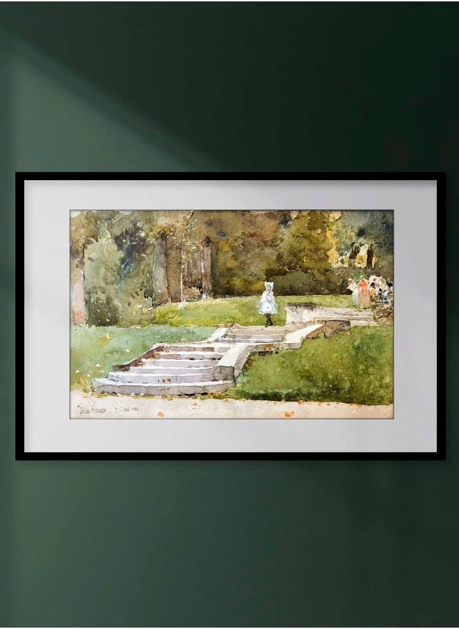 Generic - Frederick Childe Hassam - Saint - Cloud (High Resolution Giclee Art Print of Classic Painting) A4 A3 A2, also available framed - Image 1
