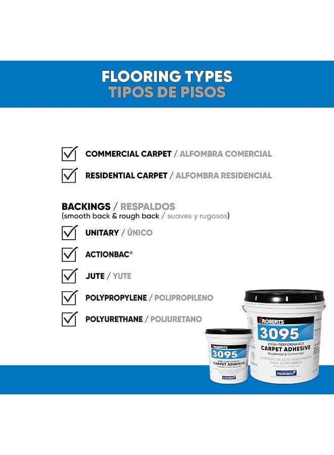 Roberts 3095-1 Carpet Adhesive, 1 gal, Beige  - Image 2