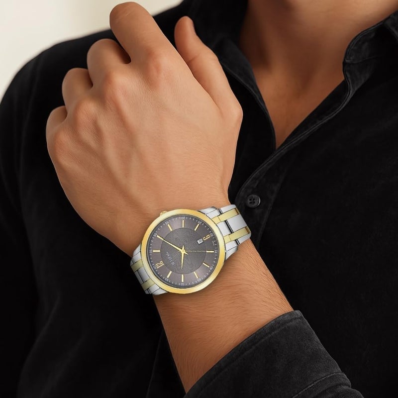 تيتان ساعة تيتان أنالوج للرجال بمينا بني - 1825BM01 - Image 4