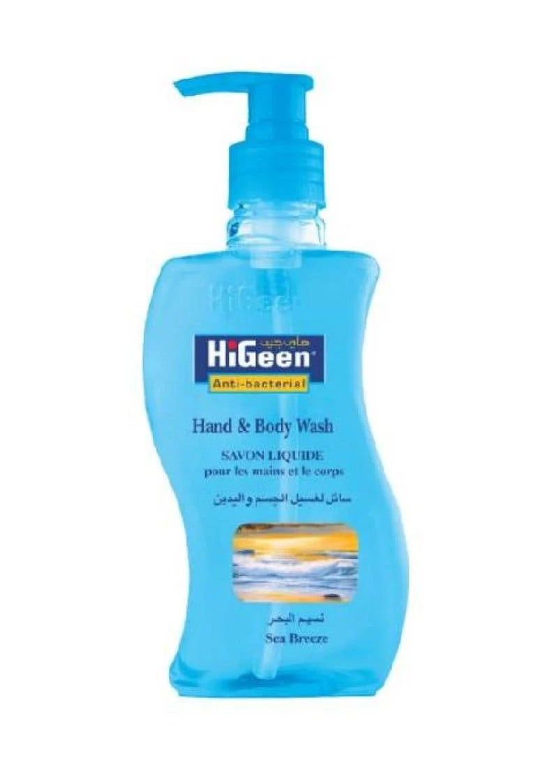 Higeen Antibacterial Sea Breeze Hand and Body Wash - 300ml