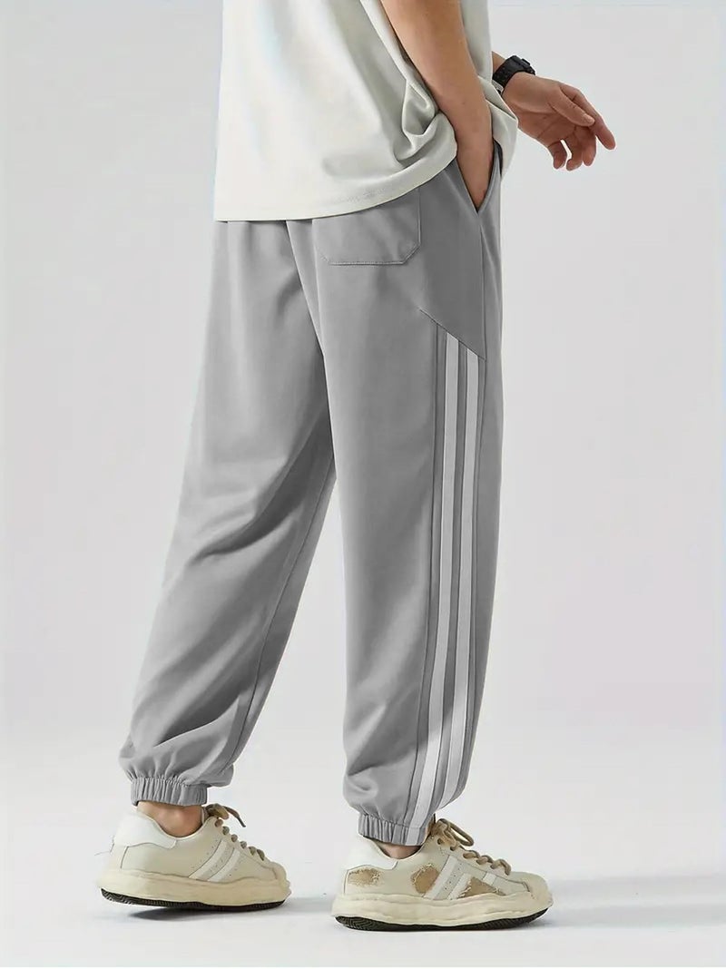 Lymio Track Pant for Men || Regular Fit || Track Pants || Full Elastic Jogger Track Pant || Available in Combo Pack of 2 (TP-32-33-Black-Grey-XL) - Image 3