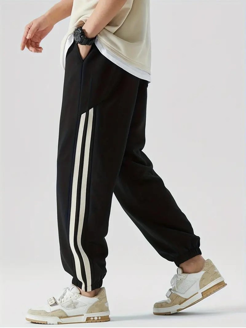 Lymio Track Pant for Men || Regular Fit || Track Pants || Full Elastic Jogger Track Pant || Available in Combo Pack of 2 (TP-32-33-Black-Grey-XL) - Image 2