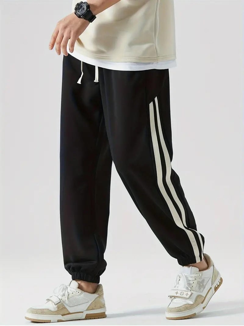 Lymio Track Pant for Men || Regular Fit || Track Pants || Full Elastic Jogger Track Pant || Available in Combo Pack of 2 (TP-32-33-Black-Grey-XL) - Image 4