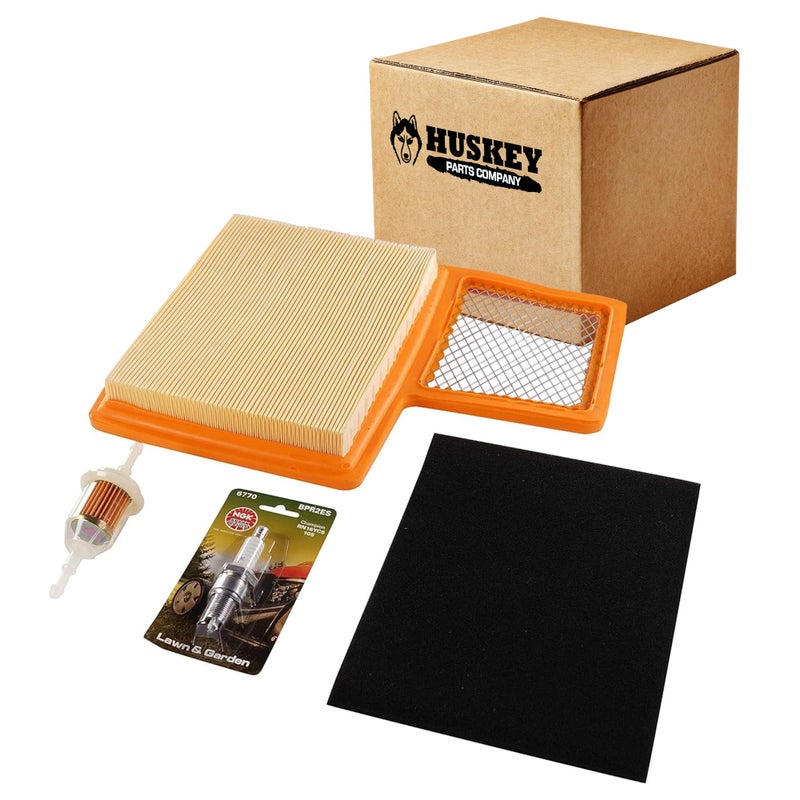 Huskey Parts Company Huskey Golf Cart Tune up Service Kit Compatible with Yamaha G16-G22 G29 Drive 1996-2016 Gas Golf Carts-Include Air Filter and Pre Filter, Fuel Filter and NGK (BPR2ES) Spark Plug - Image 1
