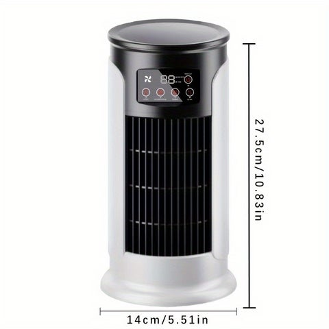 Portable Air Conditioner with 3-In-1 Function Cooler, Humidifier And Cooling Fan, Fashionable for Today'S Times, Ideal Gift, Water Container Capacity:11.83oz