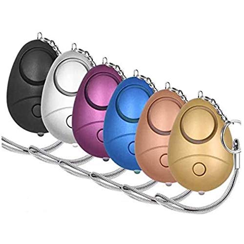 KOSIN Safe Sound Personal Alarm, 6 Pack 140DB Personal Security Alarm Keychain with LED Lights, Emergency Safety Alarm for Women, Men, Children, Elderly - Image 1