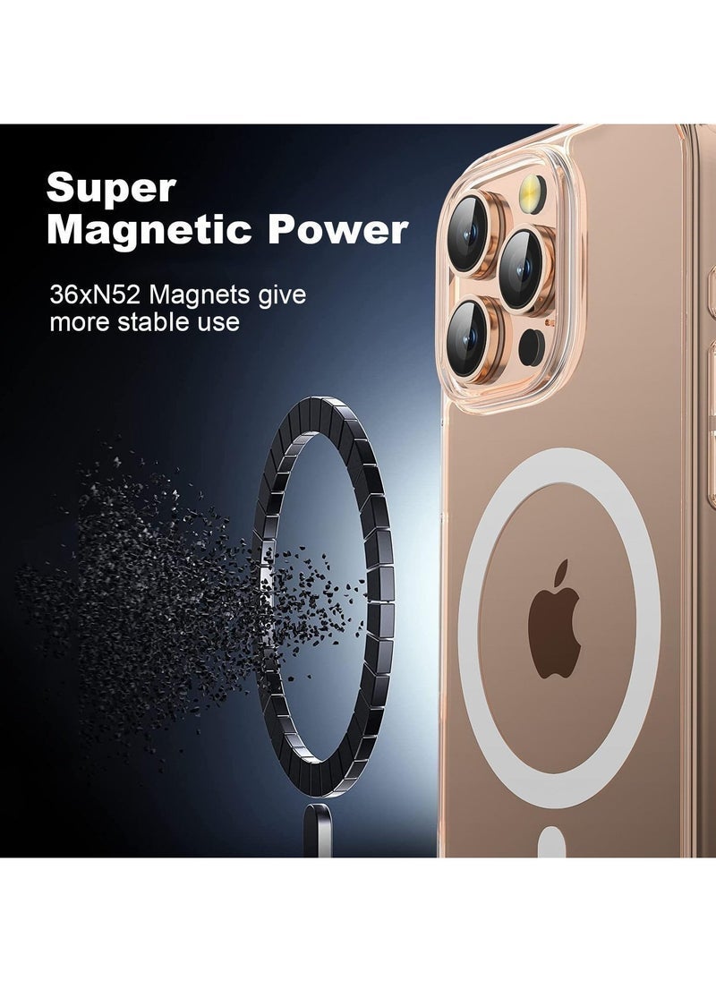 Raxoom Strong Magnetic Clear iPhone 16 Pro Case â€“ Compatible with MagSafe, Grade Drop Tested, Shockproof Protective Slim Thin Phone Cover for iPhone 16 Pro (6.3 Inch) â€“ Transparent Clear - Image 2
