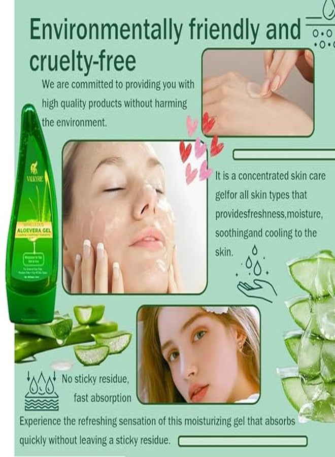 VALKYRIE Aloe Vera Gel for Face & Body Made within 12 Hours of Harvest, 98% Pure Aloe Vera Gel for Skin,Scalp,& Hair, Soothing Aloe Face Moisturizer | Multipurpose Gel (120gm) - Image 5