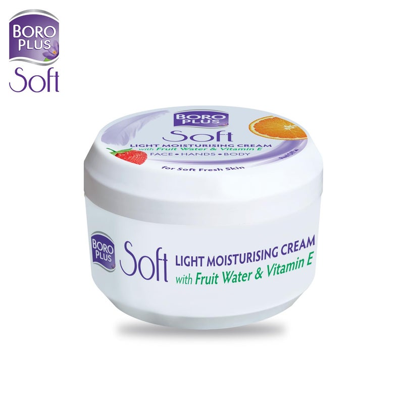 BoroPlus Soft Light Moisturising CreamLight NonstickyProvides 24 hour moisturisation For Soft Fresh Skin 200 ml - Image 4