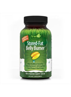 Stored-Fat Belly Burner - with Sinetrol, Grapefruit, Sweet Orange & Blood Orange - 60 Liquid Soft-Gels
