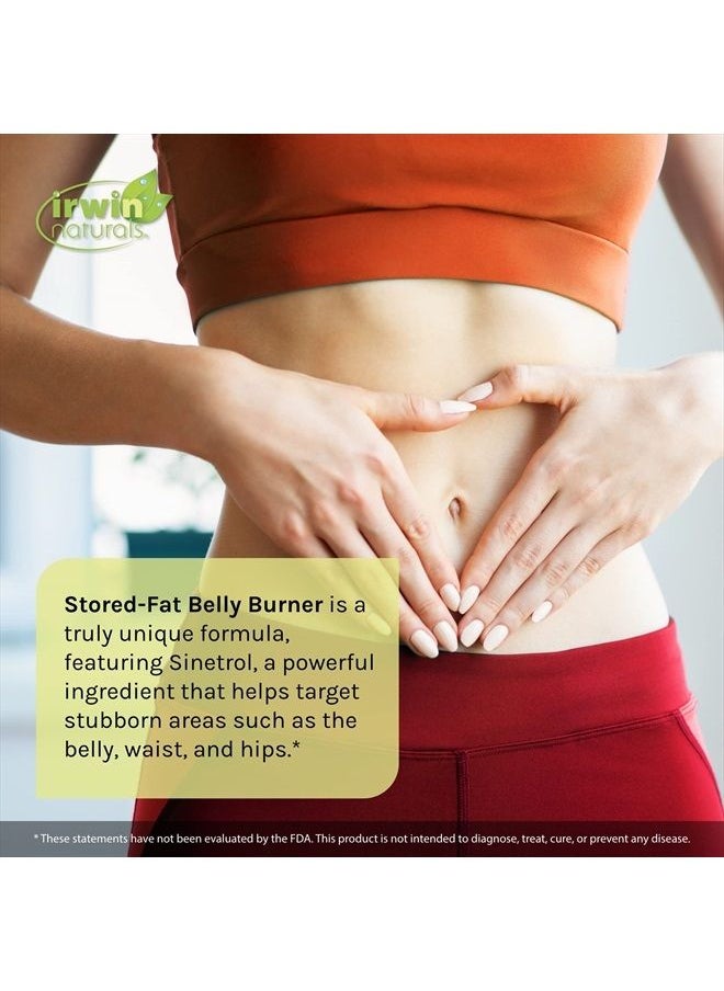 Irwin Naturals - Stored-Fat Belly Burner - with Sinetrol, Grapefruit, Sweet Orange & Blood Orange - 60 Liquid Soft-Gels - Image 1