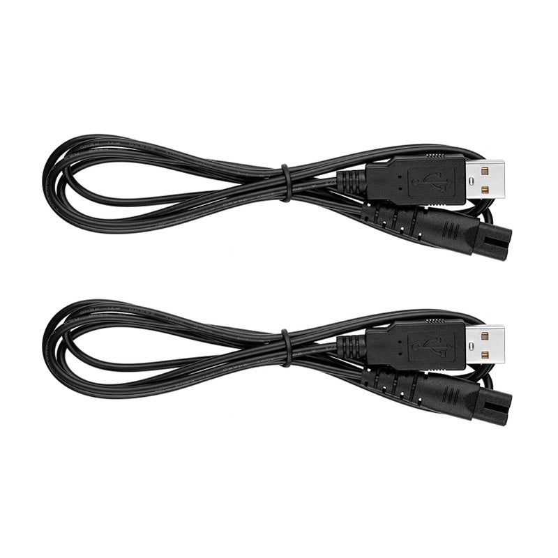 PDEEY Charger fit for Nicwell/Insmart Cordless Water Flosser, USB Charging Cable Cord Replacement Parts 2-Pack - PDEEY - Image 1