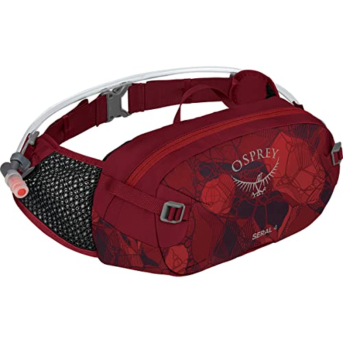 Osprey Seral 4L Unisex Biking Waist Pack with Hydraulics Reservoir, Claret Red - Image 3