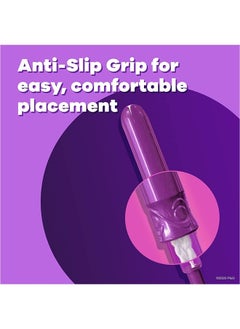 Tampax سدادات قطنية مشعة متعددة الأغراض، ذات قدرة امتصاص عادية/فائقة، مع ضفيرة مانعة للتسرب، بدون رائحة، 28 قطعة (عبوة من 3 قطع)  - Image 4