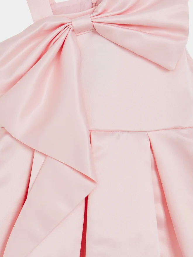 Styli Satin Bow Party Dress