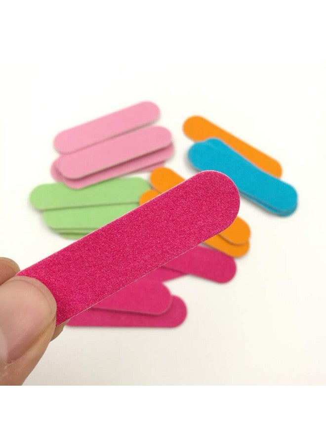 Teensery 50 Pcs Disposable Nail Files Colorful Mini Emery Boards Nail Art Tools For Home Or Professional Usage (Random Color) - Image 2