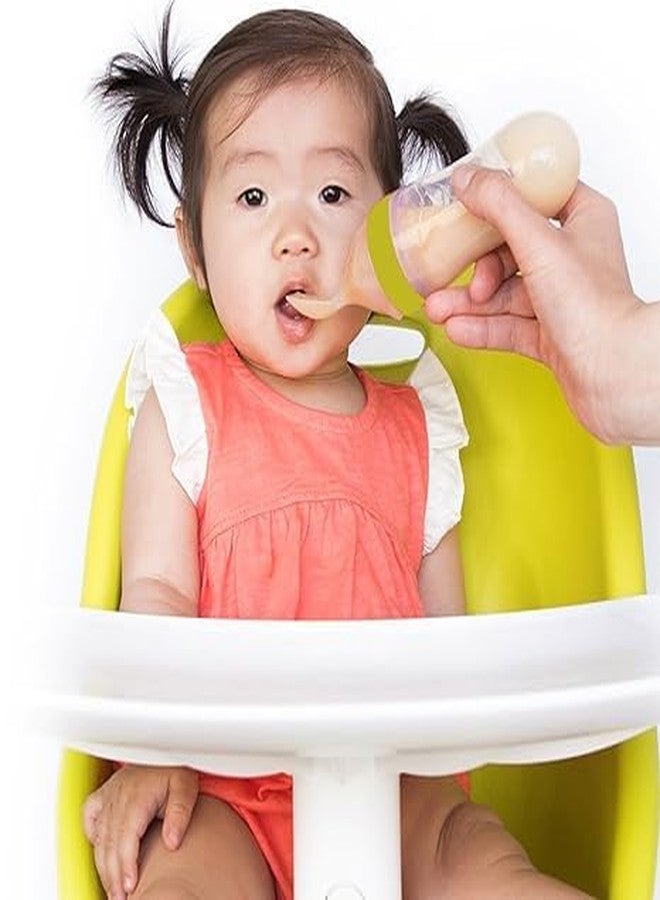 TrifleArte Pack of 1 Silicon Spoon Squeeze Feeder | Baby Food Feeder Bottle | Feeding Spoons | Baby Feeding Supplies | Food Dispensing Spoon for Toddlers | Baby Feeders for Baby Food/Assorted Color - Image 5