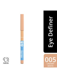 RIMMEL LONDON Kind & Free Clean Eyeliner Pencil - 005 - Creamy White, 1.1g  - Image 2