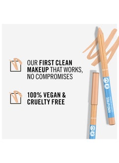 RIMMEL LONDON Kind & Free Clean Eyeliner Pencil - 005 - Creamy White, 1.1g  - Image 4