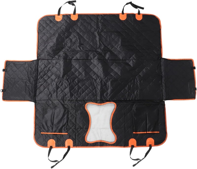 ULTECHNOVO Dog Car Seat Extender and Waterproof Backseat Protector for Dogs, Non-Slip Pet Hammock Cover, Sturdy Travel Pad for Car Rear Seat - Image 1