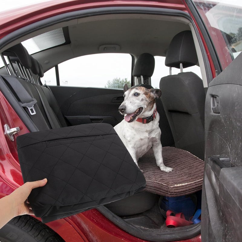 ULTECHNOVO Dog Car Seat Extender and Waterproof Backseat Protector for Dogs, Non-Slip Pet Hammock Cover, Sturdy Travel Pad for Car Rear Seat - Image 4