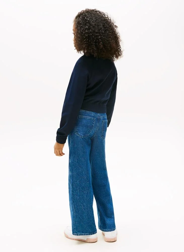 TOMMY HILFIGER Kids Interlock Panel Zip Through