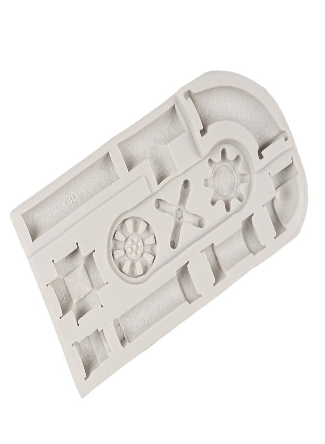 QDMOLDS قوالب سيليكون QDMOLDS على شكل أنابيب صدئة، عناصر أنابيب، قوالب فوندان لتزيين الكيك على طراز ستيمبانك، زينة الكب كيك، حلوى الشوكولاتة، طين البوليمر، عجينة السكر - Image 4
