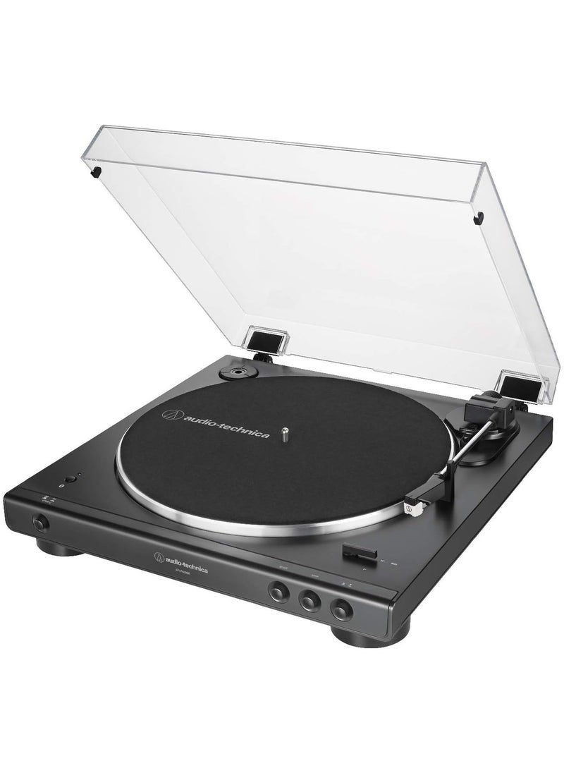 audio-technica Audio Technica AT LP60XBT Full Automatic Wireless Belt Drive Turntable, Black  - Image 2