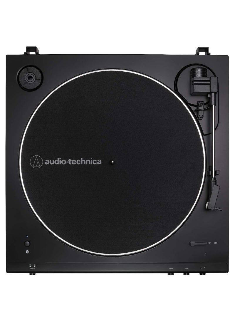 audio-technica Audio Technica AT LP60XBT Full Automatic Wireless Belt Drive Turntable, Black  - Image 3
