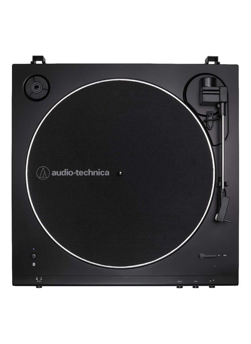 audio-technica Audio Technica AT LP60XBT Full Automatic Wireless Belt Drive Turntable, Black  - Image 4