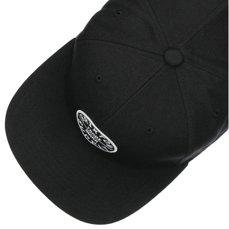 Brixton Men's Oath III Medium Profile Adjustable Snapback Hat, black, One Size - Image 4