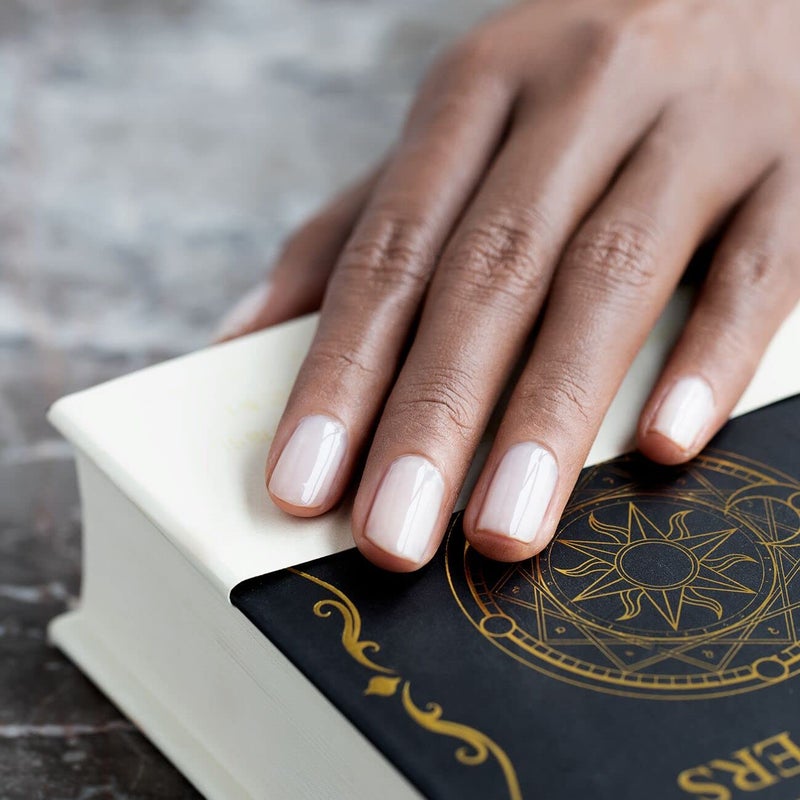 RARJSM Milky White Gel Nail Polish,Clear Jade White GelPolish 15ml,UV LED Soak Off Sheer Transparent Soft White Color Gel Nail Polish Summer French Manicure Varnish Curing Requires 1 Piece - Image 2