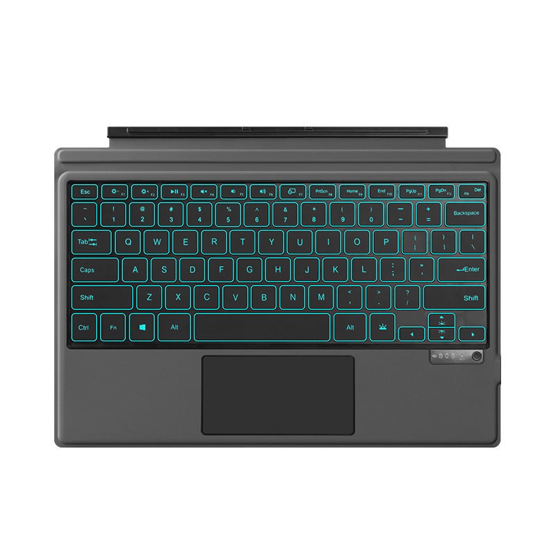 For surfacePro8 Bluetooth Keyboard Microsoft surface pro4/5/6 7 Magnetic Keyboard Set GO3 dark gray with 7 color backlight