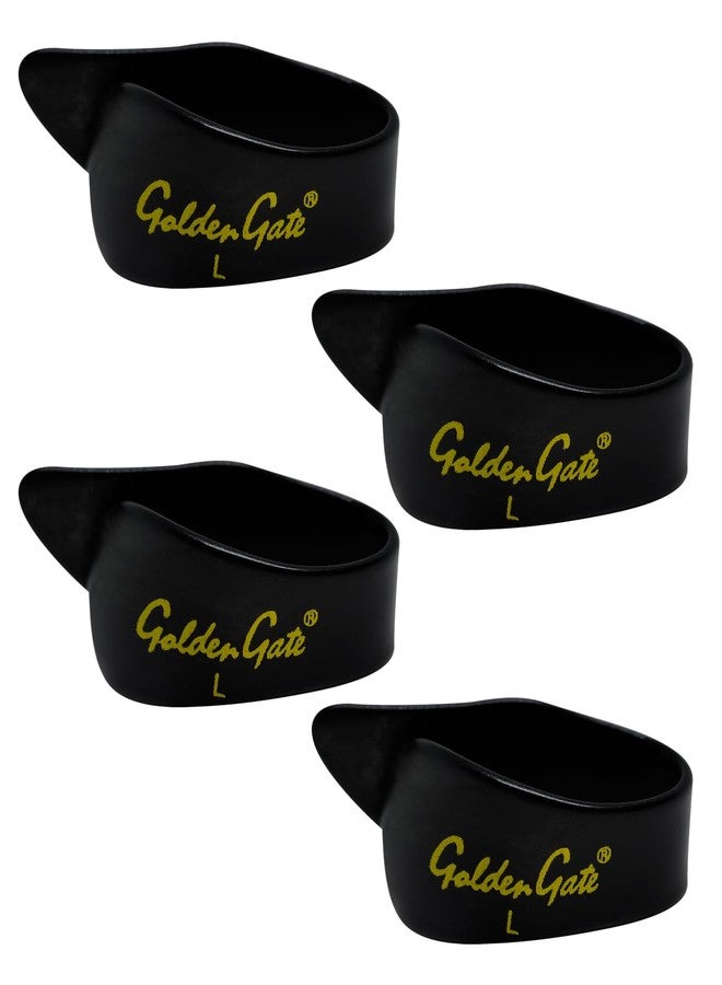 ريش عزف جولدن جيت GP-4B-4PK - أسود - كبير - عبوة من 4 قطع