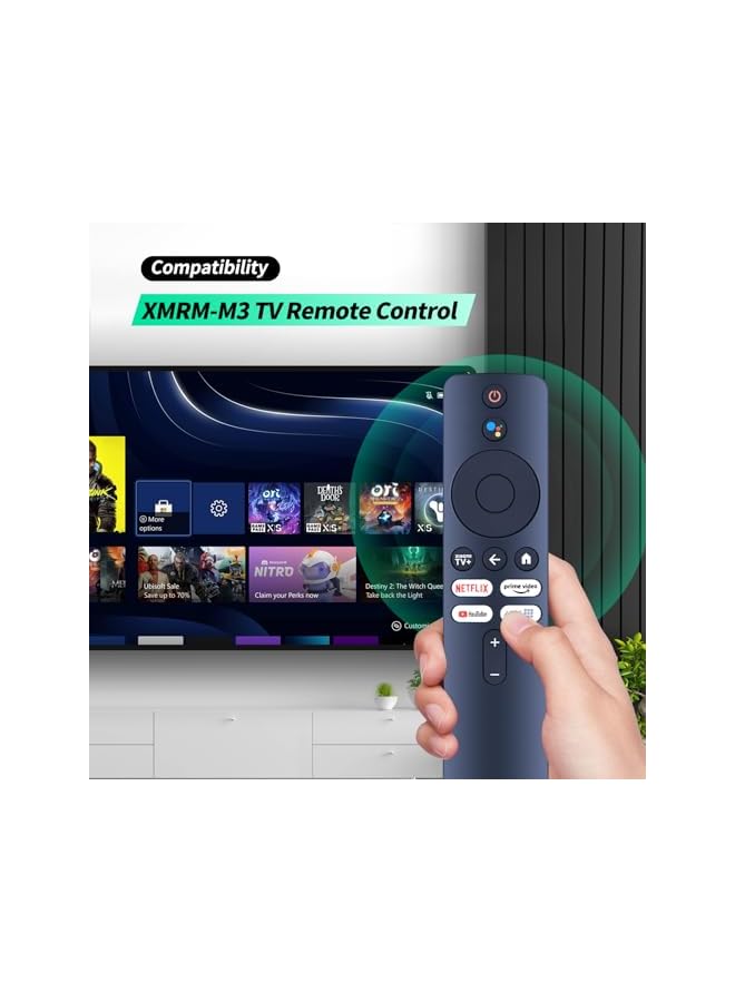 TIGER Voice Remote Control with Shortcut Buttons Compatible with Xiaomi TV Box XMRM-M3 M6 M8 - Image 3