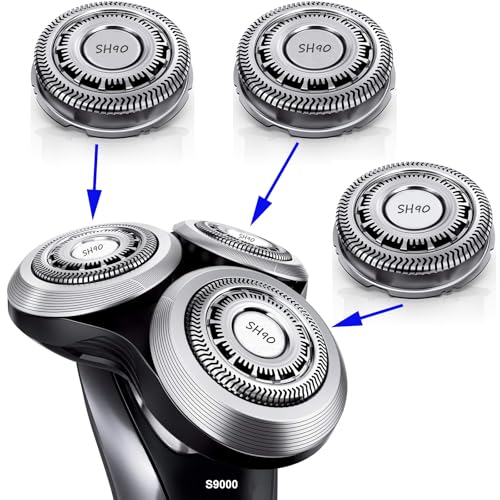 TERMATION SH90 Replacement Heads Compatible with Philips Norelco Shaver Series 9000 Series 8950 - Image 1