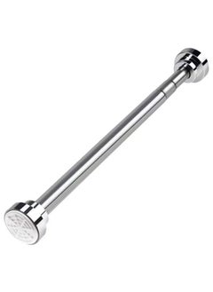 Generic Shower Curtain Rod Tension Adjustable Curtain Rod–Rustproof 304 Stainless Steel Curtain Rod, Upgraded Anti-Slip Telescopic Spring Tension Curtain Rod, No Drilling Extendable Pole  - Image 3