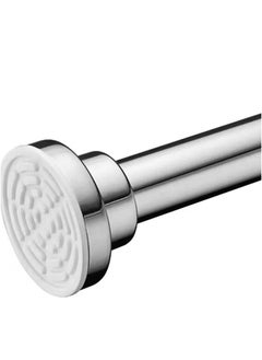 Generic Shower Curtain Rod Tension Adjustable Curtain Rod–Rustproof 304 Stainless Steel Curtain Rod, Upgraded Anti-Slip Telescopic Spring Tension Curtain Rod, No Drilling Extendable Pole  - Image 5