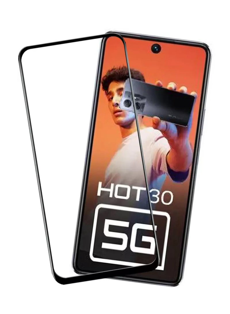 Tempered Glass Tempered Glass Screen Protector Compatible With Infinix hot 30 5g - Image 1